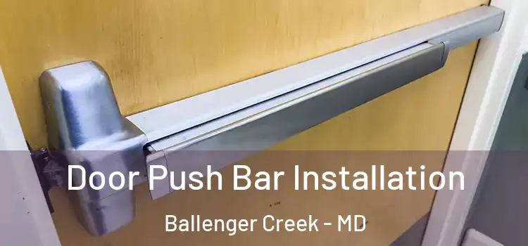 Door Push Bar Installation Ballenger Creek - MD